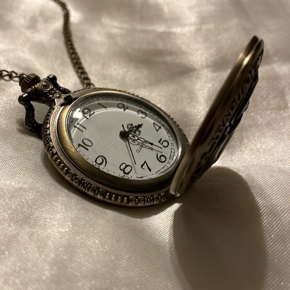 Firefighter St Florian Pocket Watch w/Chain 🧯🚒 - Picture 8 of 10